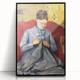 Impressionism Wall Art: Portrait of Madame Cézanne by Paul Cézanne Prints