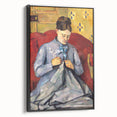 Impressionism Wall Art: Portrait of Madame Cézanne by Paul Cézanne Prints