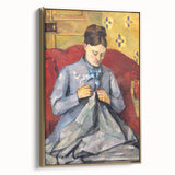 Impressionism Wall Art: Portrait of Madame Cézanne by Paul Cézanne Prints