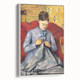 Impressionism Wall Art: Portrait of Madame Cézanne by Paul Cézanne Prints