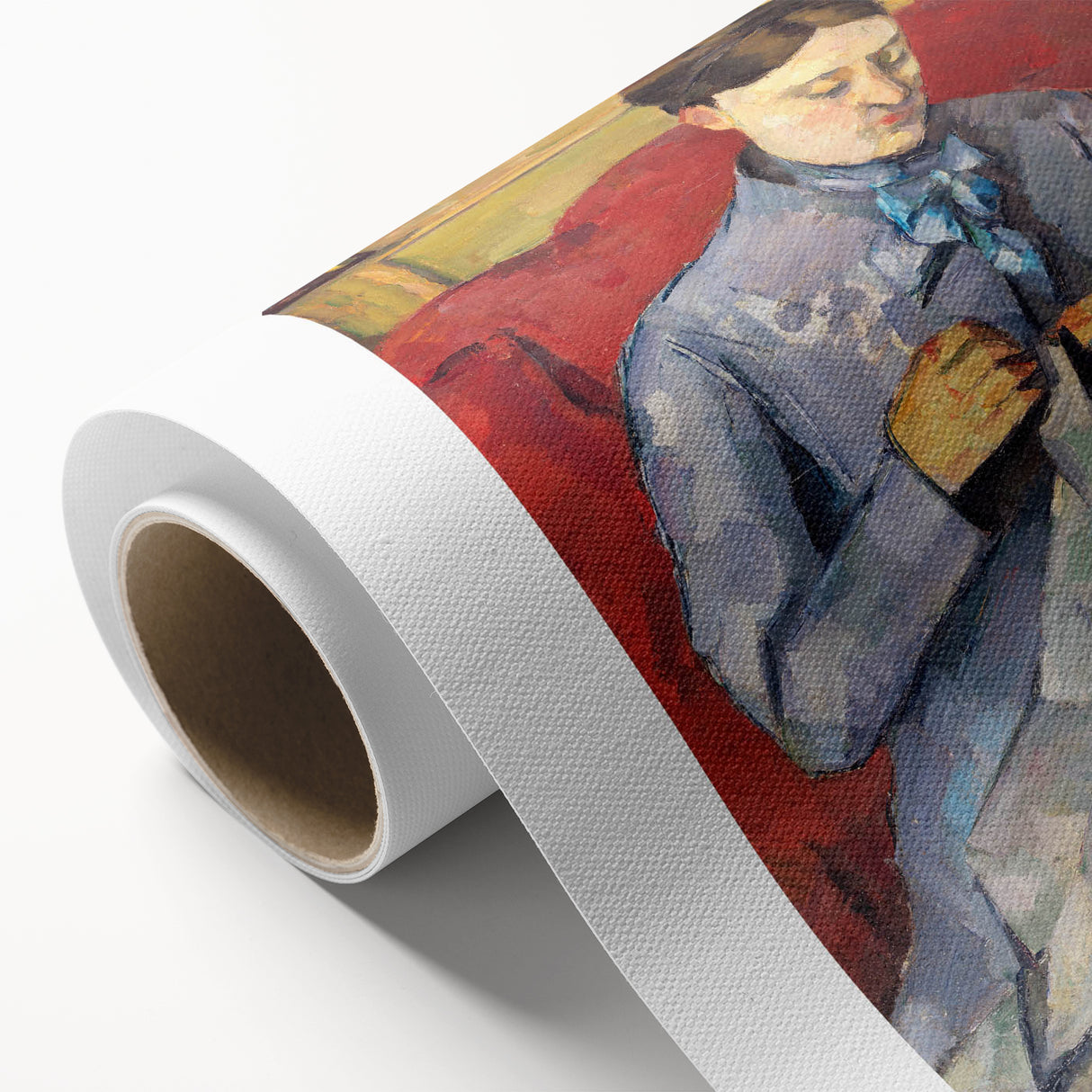 Impressionism Wall Art: Portrait of Madame Cézanne by Paul Cézanne Prints