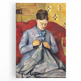 Impressionism Wall Art: Portrait of Madame Cézanne by Paul Cézanne Prints