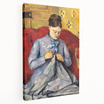 Impressionism Wall Art: Portrait of Madame Cézanne by Paul Cézanne Prints