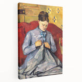 Impressionism Wall Art: Portrait of Madame Cézanne by Paul Cézanne Prints