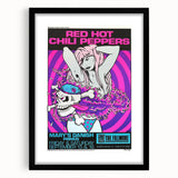 Red Hot Chili Peppers Concert Poster | Vintage Rock Wall Art