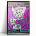 Red Hot Chili Peppers Concert Poster | Vintage Rock Wall Art