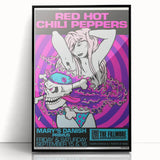 Red Hot Chili Peppers Concert Poster | Vintage Rock Wall Art