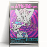 Red Hot Chili Peppers Concert Poster | Vintage Rock Wall Art
