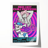 Red Hot Chili Peppers Concert Poster | Vintage Rock Wall Art