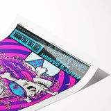 Red Hot Chili Peppers Concert Poster | Vintage Rock Wall Art