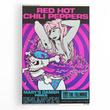 Red Hot Chili Peppers Concert Poster | Vintage Rock Wall Art