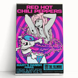 Red Hot Chili Peppers Concert Poster | Vintage Rock Wall Art