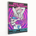Red Hot Chili Peppers Concert Poster | Vintage Rock Wall Art