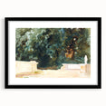 Romantic Art Prints: Terrace and Gardens by John Singer Sargent