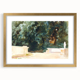 Romantic Art Prints: Terrace and Gardens by John Singer Sargent