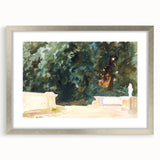 Romantic Art Prints: Terrace and Gardens by John Singer Sargent