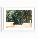 Romantic Art Prints: Terrace and Gardens by John Singer Sargent