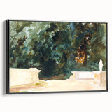 Romantic Art Prints: Terrace and Gardens by John Singer Sargent