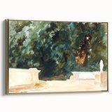 Romantic Art Prints: Terrace and Gardens by John Singer Sargent