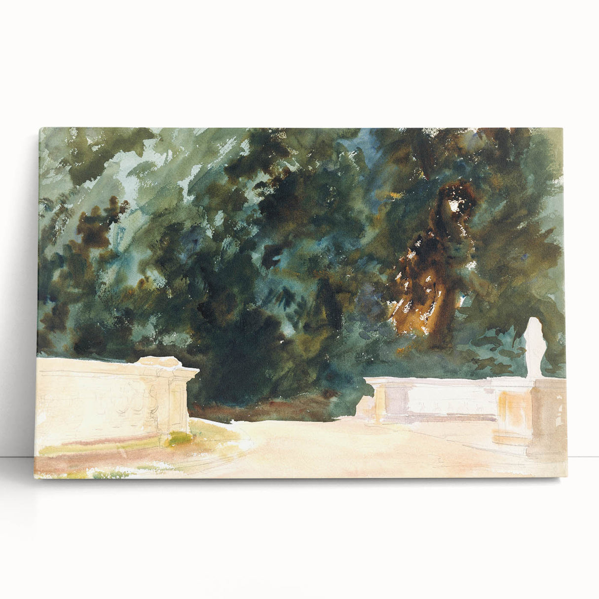 Romantic Art Prints: Terrace and Gardens by John Singer Sargent
