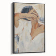 Minimalist Figurative Wall Art – Abstract Canvas for Living Room