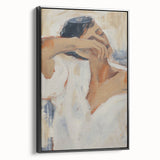 Minimalist Figurative Wall Art – Abstract Canvas for Living Room