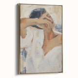 Minimalist Figurative Wall Art – Abstract Canvas for Living Room
