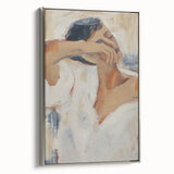 Minimalist Figurative Wall Art – Abstract Canvas for Living Room