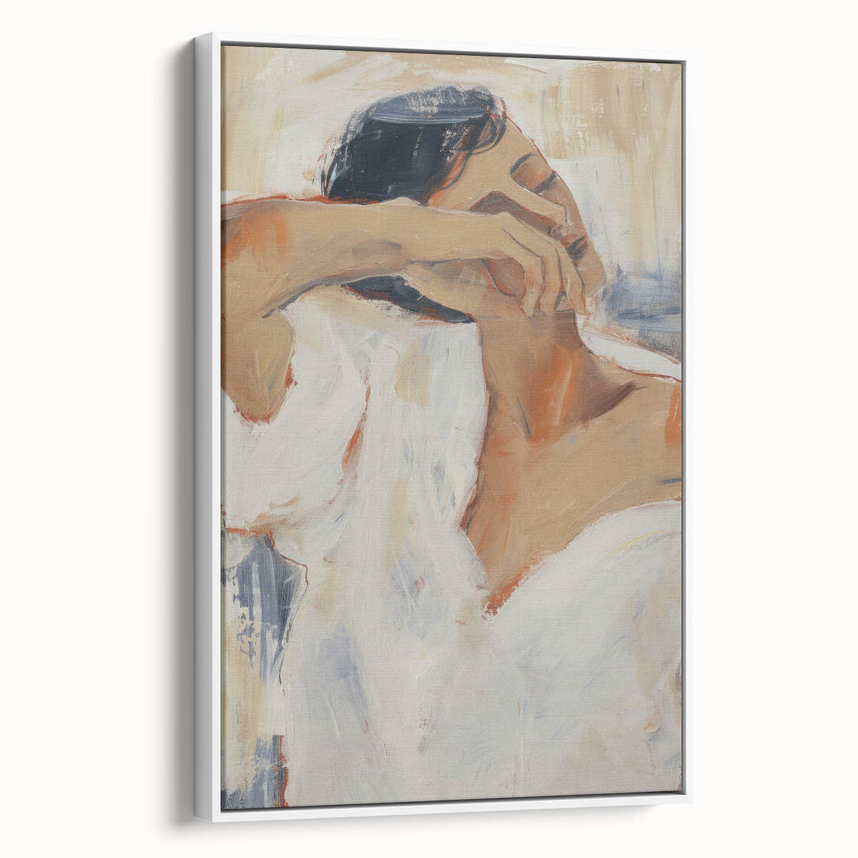Minimalist Figurative Wall Art – Abstract Canvas for Living Room