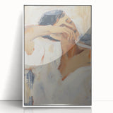 Minimalist Figurative Wall Art – Abstract Canvas for Living Room