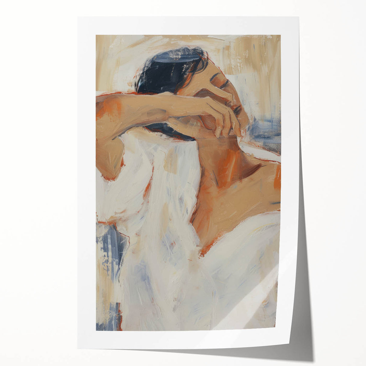 Minimalist Figurative Wall Art – Abstract Canvas for Living Room