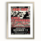 Red Hot Chili Peppers Concert Poster | Vintage Rock Wall Art