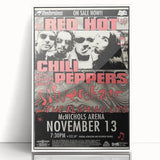 Red Hot Chili Peppers Concert Poster | Vintage Rock Wall Art