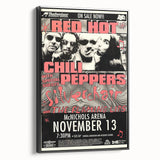 Red Hot Chili Peppers Concert Poster | Vintage Rock Wall Art