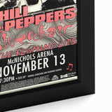 Red Hot Chili Peppers Concert Poster | Vintage Rock Wall Art