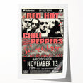 Red Hot Chili Peppers Concert Poster | Vintage Rock Wall Art