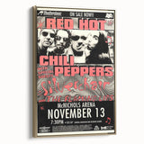 Red Hot Chili Peppers Concert Poster | Vintage Rock Wall Art