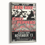 Red Hot Chili Peppers Concert Poster | Vintage Rock Wall Art