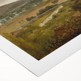Romantic Art Prints: Panoramic Landscape Near River Moselle by Rousseau
