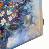 Elegant Floral Bouquet Wall Art – Abstract Canvas for Living Room