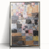 Abstract Modern Wall Art - Contemporary Urban Design with Bold Textures