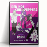 Red Hot Chili Peppers 2011 MTV EMA Poster | Vintage Rock Art