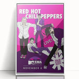 Red Hot Chili Peppers 2011 MTV EMA Poster | Vintage Rock Art