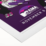 Red Hot Chili Peppers 2011 MTV EMA Poster | Vintage Rock Art