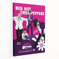 Red Hot Chili Peppers 2011 MTV EMA Poster | Vintage Rock Art