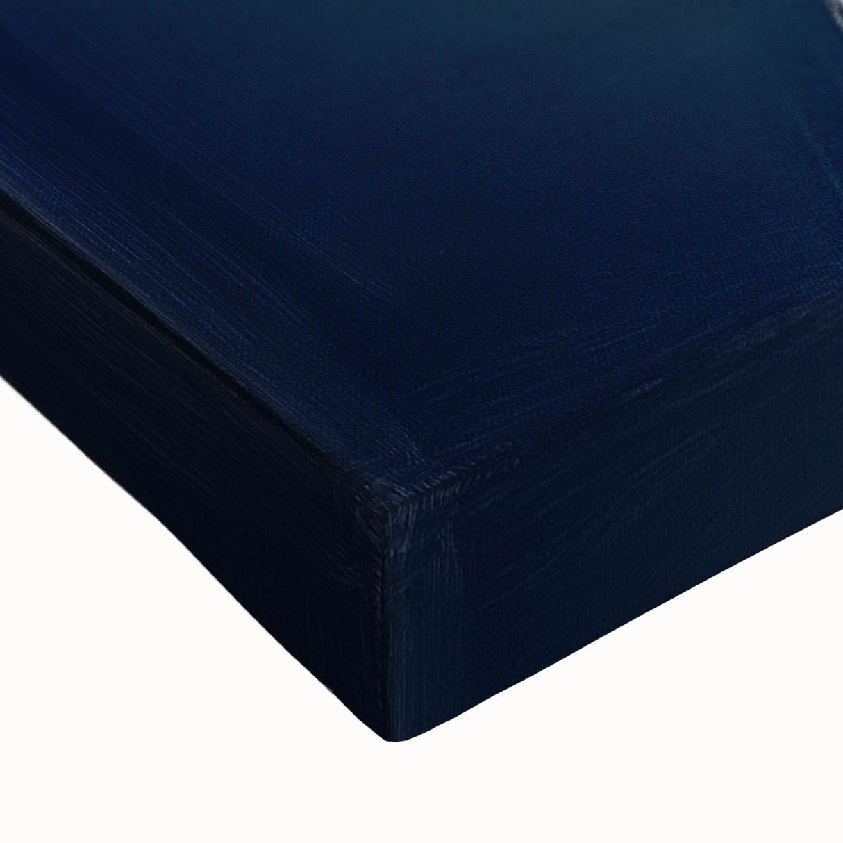 Minimalist Abstract Wall Art – Neutral Beige and Navy Canvas