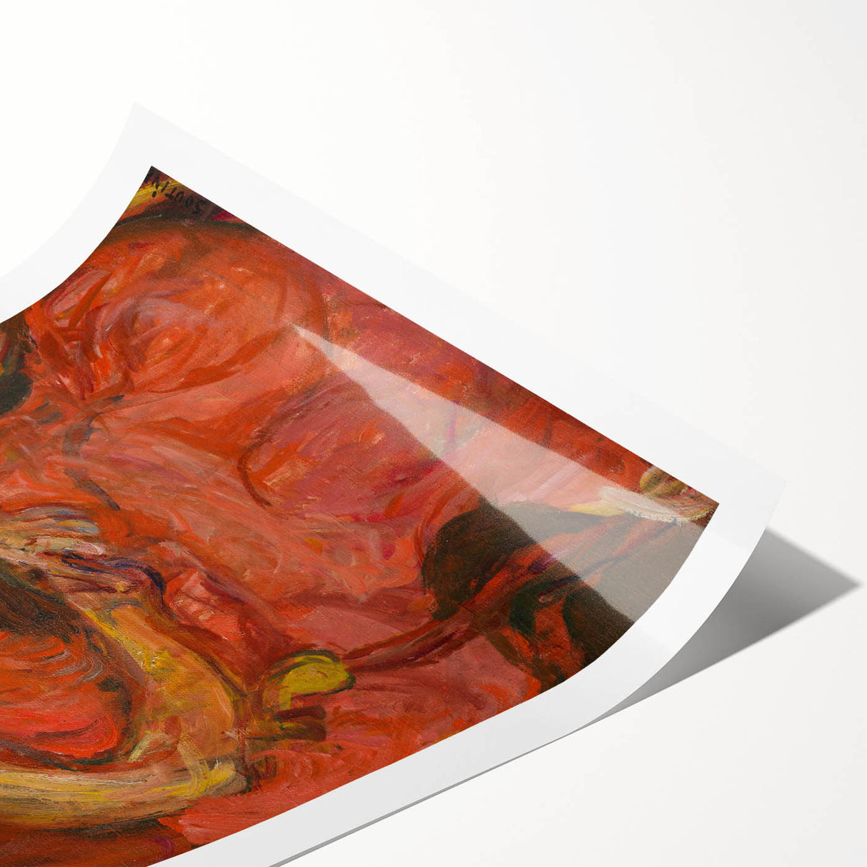 Expressionist Woman in Pink – Bold Figurative Wall Art