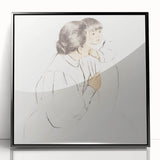 Impressionism Wall Art: Peasant Mother and Child by Mary Cassatt Prints