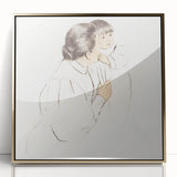 Impressionism Wall Art: Peasant Mother and Child by Mary Cassatt Prints