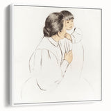 Impressionism Wall Art: Peasant Mother and Child by Mary Cassatt Prints